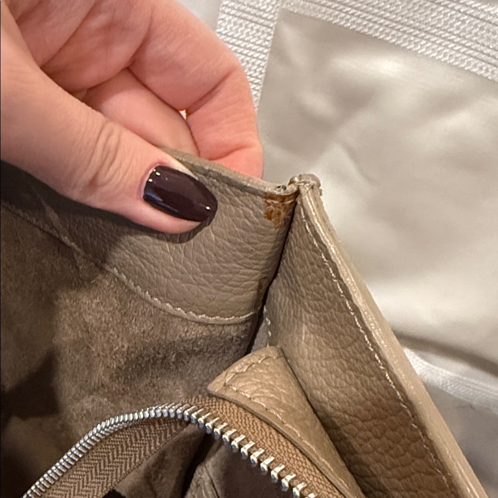 Valentino Tan Leather suede Tote - Picture 15 of 17
